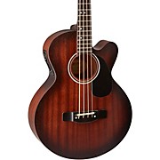 T239B-CE-BST Terra Acoustic-Electric Bass Guitar - Edge Burst