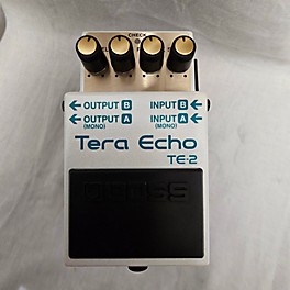 Used BOSS TE-2 TERA ECHO Effect Pedal