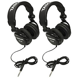 TASCAM TH-02 Recording Studio Headphones 2-Pack
