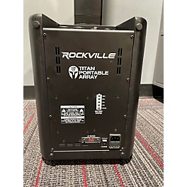 Used Rockville TITAN PORTABLE ARRAY Powered Speaker