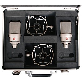 Open Box Neumann TLM 103 Anniversary Stereo Microphone Pair Level 1 Satin Nickel