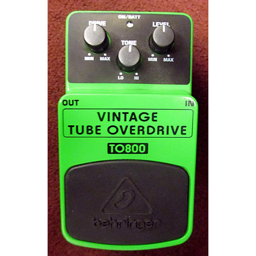 Used Behringer TO800 Vintage Tube Overdrive Effect Pedal | Guitar Center