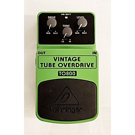 Used Behringer TO800 Vintage Tube Overdrive Effect Pedal