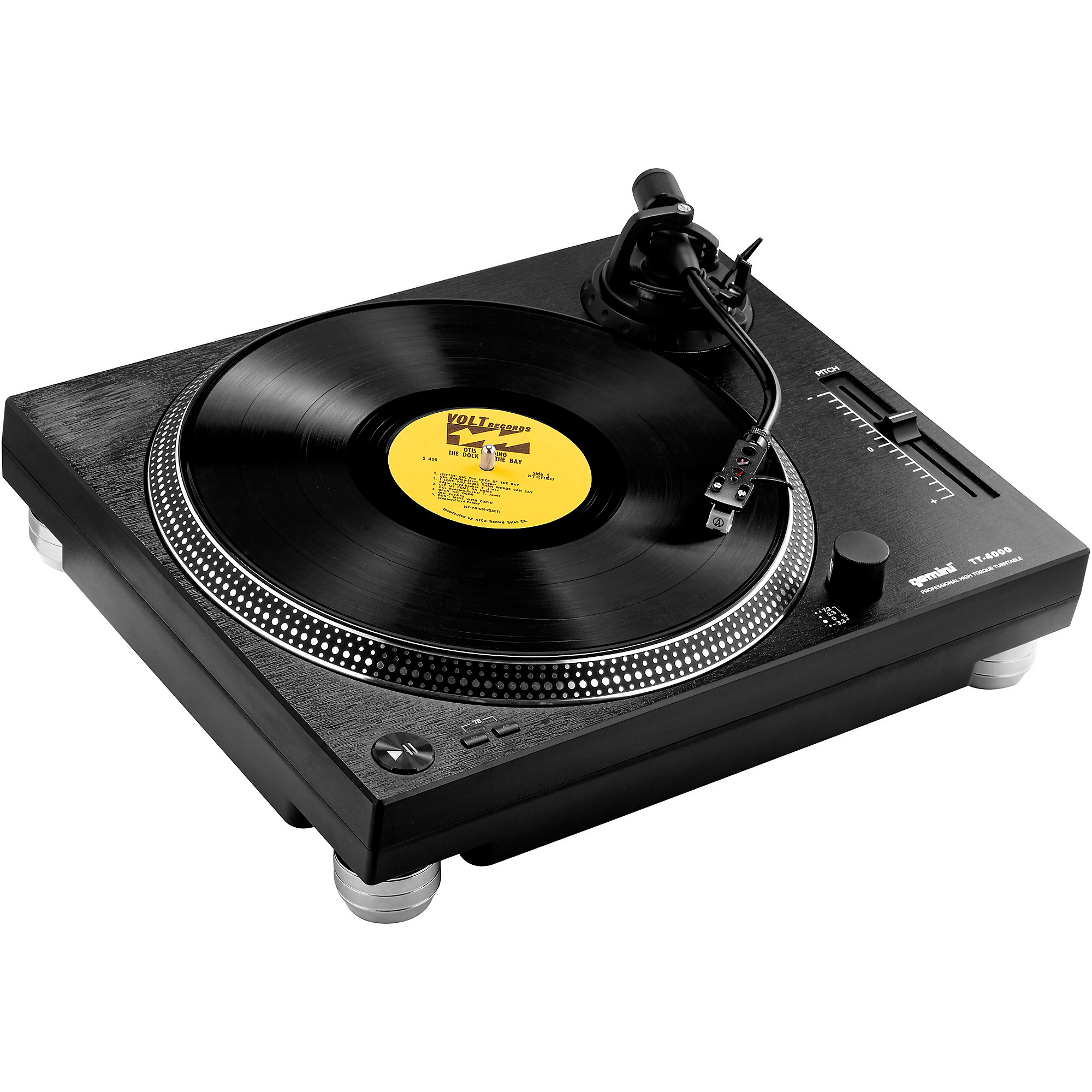 Gemini TT4000 Direct Drive Professional DJ Turntable Guitar Center