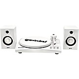 Gemini TT-900WW Vinyl Record Player Turntable With Bluetooth and Dual Stereo Speakers White