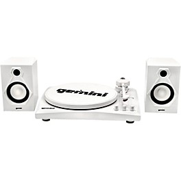 Blemished Gemini TT-900WW Vinyl Record Player With Bluetooth and Dual Stereo Speakers Level 2 White 197881321963