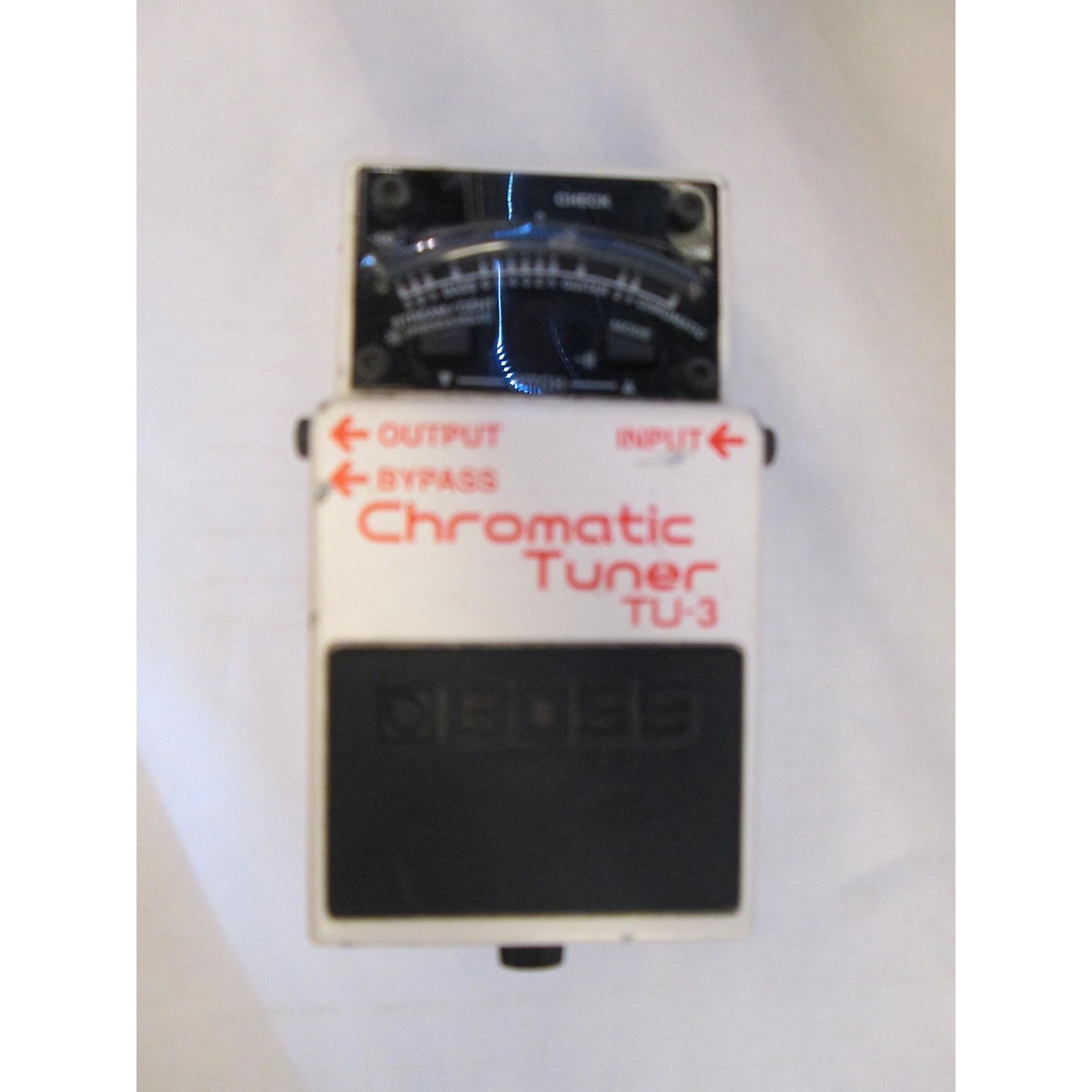 Boss TU-3 Chromatic Tuner Pedal With Bypass Bundle W/2x