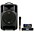 Galaxy Audio TV10-C010H000G Galaxy Audio Traveler 10 Portable PA System With CD Player, One Wireless Receiver, And One Ha... 