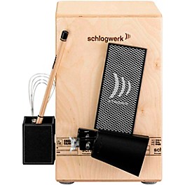 Blemished SCHLAGWERK Take Five Percussion Set - Cowbell, Scratch Board / Scratcher, Brush Boy & Rod Percussion Holder