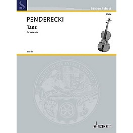 Schott Tanz (Viola Solo) String Solo Series Softcover