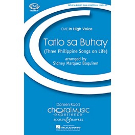 Boosey and Hawkes Tatlo sa Buhay SSAA A Cappella arranged by Sidney Marquez Boquiren