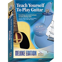 Alfred Teach Yourself To Play Guitar Deluxe Edition CD-ROM