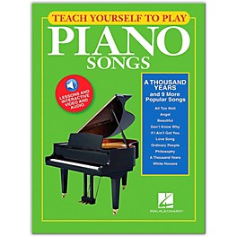 Hal Leonard Teach Yourself to Play "A Thousand Years" & 9 More Popular Songs on Piano Book/Video/Audio