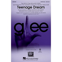 Hal Leonard Teenage Dream (featured in Glee) TTBB DIVISI by Katy Perry Arranged by Mac Huff