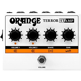 Open Box Orange Amplifiers Terror Stamp 20W Tube Hybrid Pedal Amp Head Level 1 White