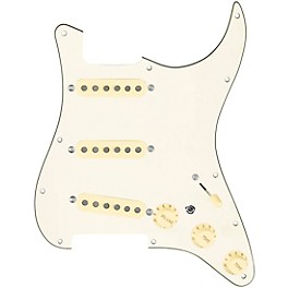 920d Custom Texas Grit Loaded Pickguard for Strat With Aged White Pickups and Knobs and S7W-MT Wiring Harness