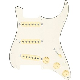 920d Custom Texas Vintage Loaded Pickguard for Strat With Aged White Pickups and S5W-BL-V Wiring Harness