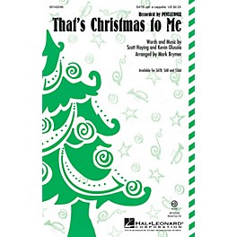 Hal Leonard That's Christmas to Me ShowTrax CD by Pentatonix Arranged by Mark Brymer