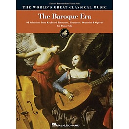 Hal Leonard The Baroque Era - Easy to Intermediate Piano World's Greatest Classical Music Series
