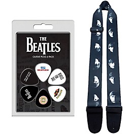 Perri's The Beatles Guitar Strap and Picks Licensed Bundle