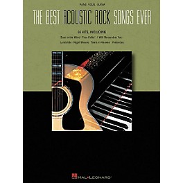 Hal Leonard The Best Acoustic Rock Songs Ever Piano, Vocal, Guitar Songbook