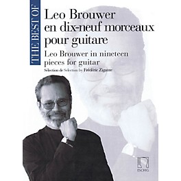 Max Eschig The Best of Leo Brouwer (In 19 Pieces for Guitar) MGB Series Softcover