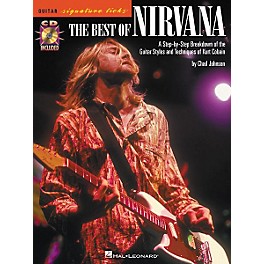 Hal Leonard The Best of Nirvana Guitar Signature Licks Book with CD