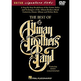 Hal Leonard The Best of The Allman Brothers Band Signature Licks DVD