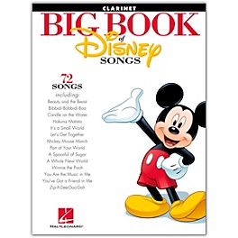 Hal Leonard The Big Book Of Disney Songs–Clarinet