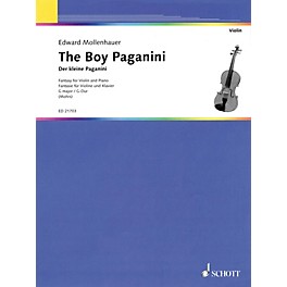 Schott The Boy Paganini [Der kleine Paganini] (Fantasy for Violin and Piano) String Series Softcover
