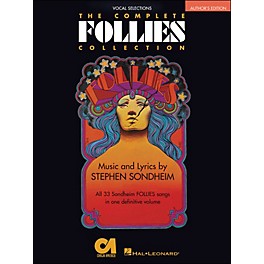 Hal Leonard The Complete Follies Collection Vocal Selections Authors Edition arranged for piano, vocal, and guitar (P/V/G)