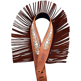 Levy's The Crazy Horse Outlaw Guitar Strap Brown 2.5 in.