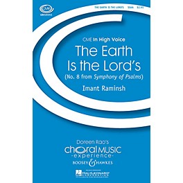 Boosey and Hawkes The Earth Is the Lord's (No. 8 from Symphony of Psalms) CME In High Voice SSAA composed by Imant Raminsh
