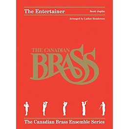 Hal Leonard The Entertainer Brass Ensemble Series Book by Canadian Brass Arranged by Luther Henderson