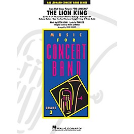 Hal Leonard The Lion King - Young Concert Band Series Level 3 arranged by John Higgins