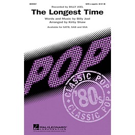 Hal Leonard The Longest Time SAB A Cappella by Billy Joel Arranged by Kirby Shaw