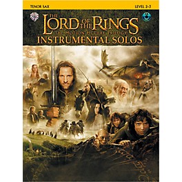 Alfred The Lord of the Rings Instrumental Solos Tenor Sax Book & CD