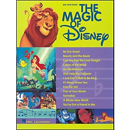 Hal Leonard The Magic Of Disney for Big Note Piano