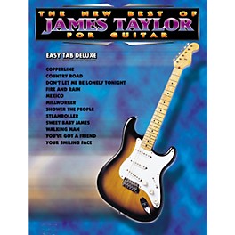 Alfred The New Best of James Taylor for Guitar Tab Book