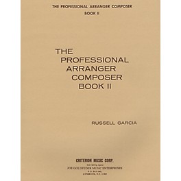 Criterion The Professional Arranger Composer - Book 2 Criterion Series Softcover with CD Written by Russell Garcia
