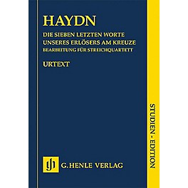 G. Henle Verlag The Seven Last Words of Christ Henle Music Folios Series Softcover Composed by Joseph Haydn