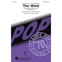 Hal Leonard The Wind SATB by Cat Stevens arranged by Audrey Snyder