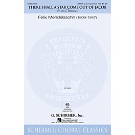 G. Schirmer There Shall a Star Come Out of Jacob VoiceTrax CD Composed by Felix Mendelssohn
