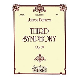 Southern Third Symphony (European Parts) Concert Band Level 6 Composed by James Barnes