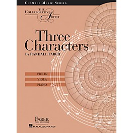 Faber Piano Adventures Three Characters - The Collaborative Artist Faber Piano Adventures by Randall Faber (Level Late Inter)