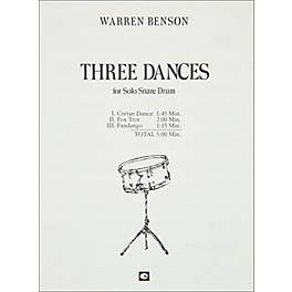 Hal Leonard Three Dances for Solo Snare Drum