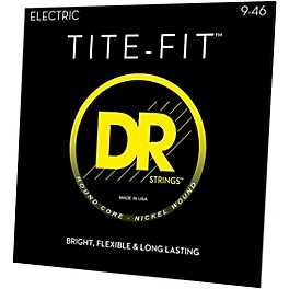 DR Strings Tite-Fit LH-9 Nickel Plated Electric Guitar Strings (9-46)