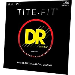 DR Strings Tite-Fit MT7-10 7-String Nickel Plated Electric Guitar Strings (10-56)