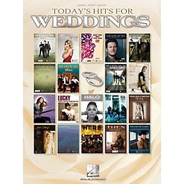Hal Leonard Today's Hits For Weddings P/V/G Songbook