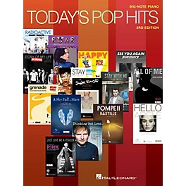 Hal Leonard Today's Pop Hits - 3rd Edition Big-Note Piano Songbook